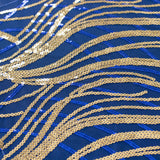 Create an Enchanting Atmosphere with the Wave Embroidered Sequin Table Overlay